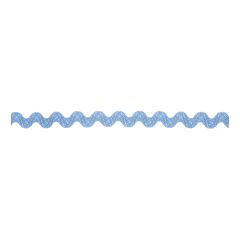 **-Ric Rac Dot 25m X 12mm :: Blue-** ##-Essential Trimmings ET602-205-##