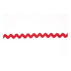**-Ric Rac Dot 25m X 12mm :: Red-** ##-Essential Trimmings ET602-208-##