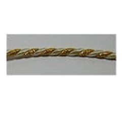 **-Gold Twisted Cord 3mm :: Silver-** ##-Essential Trimmings ETC020-G90-##
