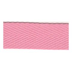 **-Cotton Herringbone Tape 50m :: Pink-** ##-Essential Trimmings ETR201-032-##