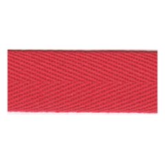 **-Cotton Herringbone Tape 50m :: Red-** ##-Essential Trimmings ETR201-046-##