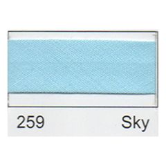 **-Polycotton Bias 13mm :: Sky-** ##-Essential Trimmings R77713-259-##