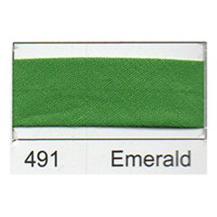 **-Polycotton Bias 25mm :: Emerald-** ##-Essential Trimmings R77725-491-##