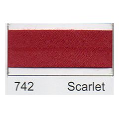 **-Polycotton Bias 25mm :: Scarlet-** ##-Essential Trimmings R77725-742-##
