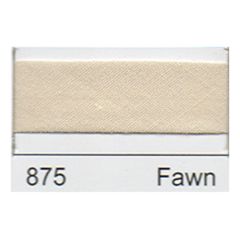 **-Polycotton Bias 25mm :: Fawn-** ##-Essential Trimmings R77725-875-##