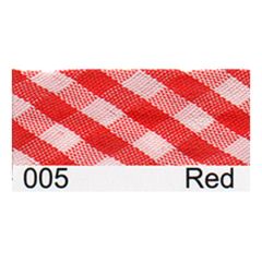 **-Gingham Bias Binding :: Red-** ##-Essential Trimmings R77915-005-##