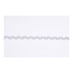 **-Ric Rac Metallic 5mm :: Silver-** ##-Essential Trimmings ET208-SIL-##
