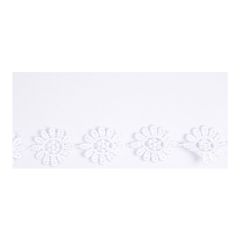 **-Daisy Trim 25mm 230 :: White-** ##-Essential Trimmings ET230-WHT-##