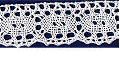 **-Cotton Lace 25mm :: White-** ##-Essential Trimmings ET240-WHT-##