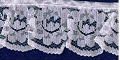 **-Frilled Nylon Lace 42mm :: White-** ##-Essential Trimmings ET245-WHT-##