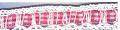 **-Cotton Lace/Gingham Ribbon :: Dark Pink-** ##-Essential Trimmings ET287-PNK-##
