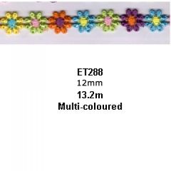 **-Daisy Trim 12mm 288-** ##-Essential Trimmings ET288-##