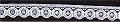 **-Narrow Nylon Lace 304 :: White-** ##-Essential Trimmings ET304-WHT-##