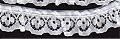 **-Frilled Nylon Lace 22mm :: White-** ##-Essential Trimmings ET306-WHT-##