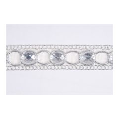 **-Jewel Braid :: White-** ##-Essential Trimmings ET313-WHT-##