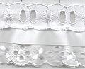 **-Broderie Anglais Ribbon :: White-** ##-Essential Trimmings ET322-WHT-##