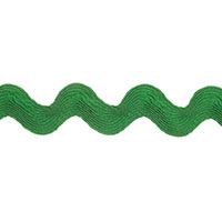 **-Ric Rac Trim 25m X 22mm :: Green-** ##-Essential Trimmings ET402-GRN-##
