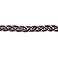 **-Rayon Braid 25m X 10mm :: Black/Silver-** ##-Essential Trimmings ET420-BS-##