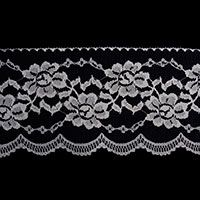 **-Nylon Lace 25m X 120mm :: Ivory-** ##-Essential Trimmings ET423-IVY-##