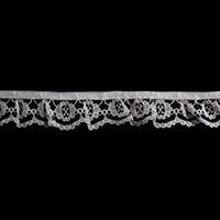 **-Frilled Nylon Lace 25m X 25mm :: Ivory-** ##-Essential Trimmings ET425-IVY-##