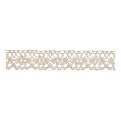 **-Cotton Lace: 25m X 20mm B :: Natural-** ##-Essential Trimmings ET431-NAT-##