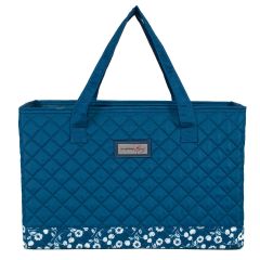 **-Sewing Machine Bag-** Quilted Blue & White, Carry Bag for Brother, Singer, Bernina and Most Sewing Machines ##-Everything Mary EVM10143-10-##