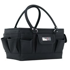 **-Craft Organiser Bag-** Black, Collapsible Caddy and Tote with Compartments for Sewing, Scrapbooking, Paper Craft and Art ##-Everything Mary EVM9152-18-##