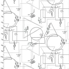 **-Cotton Craft Fabric 110cmx1m Metallic Fusion Collection Silver Geometric Outline-** ##-Sewing Online 16551-SLV-##