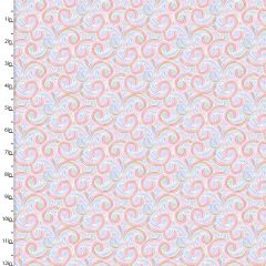 **-Cotton Craft Fabric 110cm wide x 1m Unicorn Utopia Collection-** Swirls ##-Sewing Online 16573-MLT-##