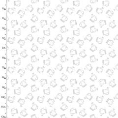 **-Cotton Craft Fabric 110cm wide x 1m Feed The Bees Collection-Watering Can-** ##-Sewing Online 17213-WOW-##