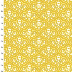 **-Cotton Craft Fabric 110cm wide x 1m Summer Song Collection-Yellow Toile-** ##-Sewing Online 17270-YELLOW-##