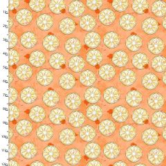 **-Cotton Craft Fabric 110cm wide x 1m Sweet Summertime Collection-Orange You Glad-** ##-Sewing Online 22953-ORG-##