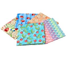**-Sweet Summertime Design Fat Quarter Bundle 2-Pack of 5 Cotton Fat Quarters-** ##-Sewing Online FE0145-##