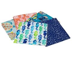 **-Sandsational Design Fat Quarter Bundle 1-Pack of 5 Cotton Fat Quarters-** ##-Sewing Online FE0146-##