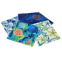 **-Sandsational Design Fat Quarter Bundle 2-Pack of 5 Cotton Fat Quarters-** ##-Sewing Online FE0147-##