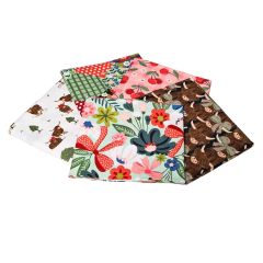**-Highland Hazel Design Fat Quarter Bundle -Pack of 5 Cotton Fat Quarters-** ##-Sewing Online FE0150-##