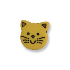 **-Kitten Button 14mm (Pack of 50) G4290 :: Yellow-** ##-Trimits G4290-3-##