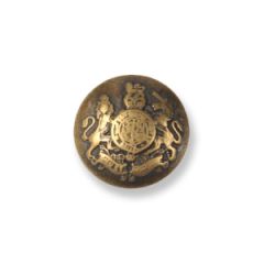 **-Military Style Metal Button G4316 :: 24mm :: Bronze-** ##-Trimits G431636-90-##