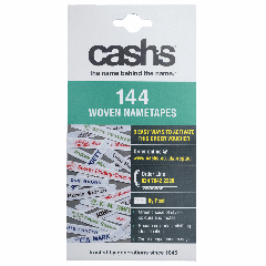 **-Cash's Woven Personalised Name Tapes :: 144 Pack-** ##-Cash's CASH144-##