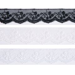 **-Rayon Embroidered Nylon Lace 290-** ##-Essential Trimmings ET290-----##