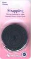 **-Hemline H450.25.B-** Black Travel Bag Strap, 25mm ##-Hemline H450-25-B-##