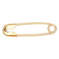 **-Loose Safety Pins Brass :: 23mm-** ##-Hemline HB-SB-000-##