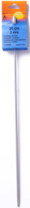**-Pony P43605-** Aluminium Tunisian/Afghan Single Ended Crochet Hook, 3mm x 30cm ##-Pony P43605-##