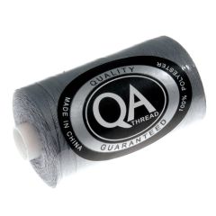 **-Machine Hand Sewing Thread Pack of 5 1000m Spools :: Mid Grey-** ##-QA Thread N4124-410-##