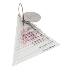 **-Patchwork Template Set Mini Triangles In 8 Sizes-** ##-Sew Easy NL4161-##