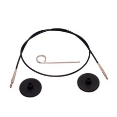 **-Black Interchangeable Cable :: 28cm-** ##-Knitpro KP10562-##