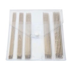 **-Nova Metal: Knitting Pins: Sets of 5: Double Ended: Set: 10cm-** ##-Knitpro KP10620-##