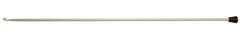 **-Waves Grey Aluminium Tricot Afghan Single Ended Crochet Hook-** ##-Knitpro KP3082-0-6--##