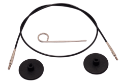 **-Black Interchangeable Cable-** ##-Knitpro KP105-20-25-62--##