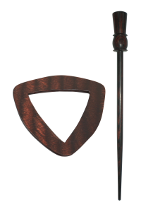 **-Symfonie Wood Rose Shawl Pins With Stick :: Electra-** ##-Knitpro KP20830-##